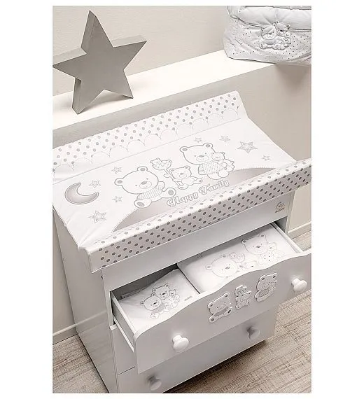 Komoda sa kadicom HAPPY FAMILY White Italbaby