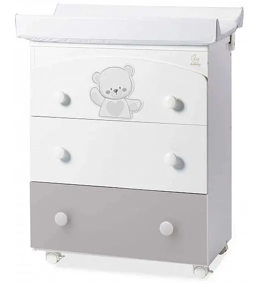 Komoda sa kadicom JOLIE White Grey Italbaby