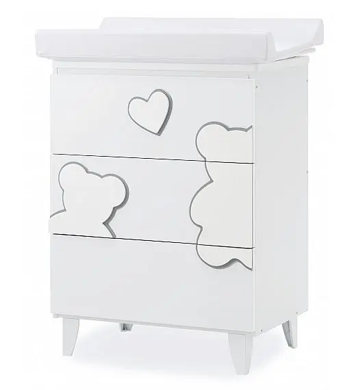 Komoda sa kadicom MATISSE White Italbaby