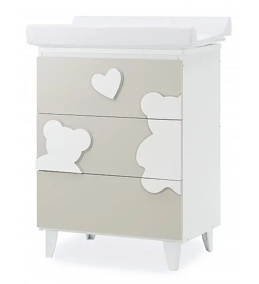 Komoda sa kadicom MATISSE White Choco Italbaby