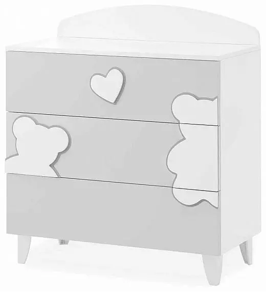 Drvena Komoda MATISSE White Grey Italbaby