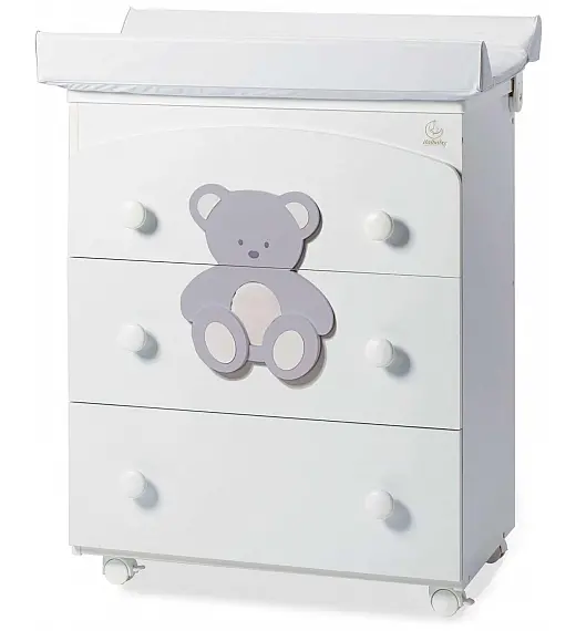 Komoda sa kadicom PELUCHE Grey Italbaby