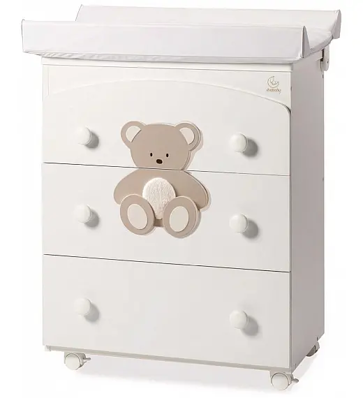 Komoda sa kadicom PELUCHE Tortora Italbaby