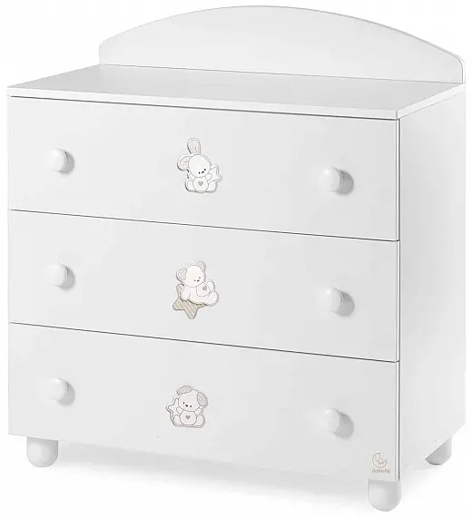 Lesena komoda SWEET STAR White Italbaby