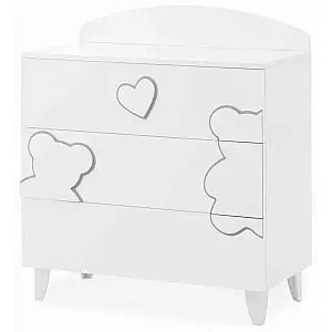 Lesena komoda MATISSE White