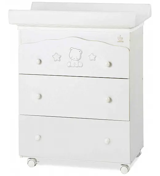 POP STAR White komoda sa kadicom Italbaby