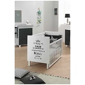 Dječji krevet ROCKSTAR White King i madrac