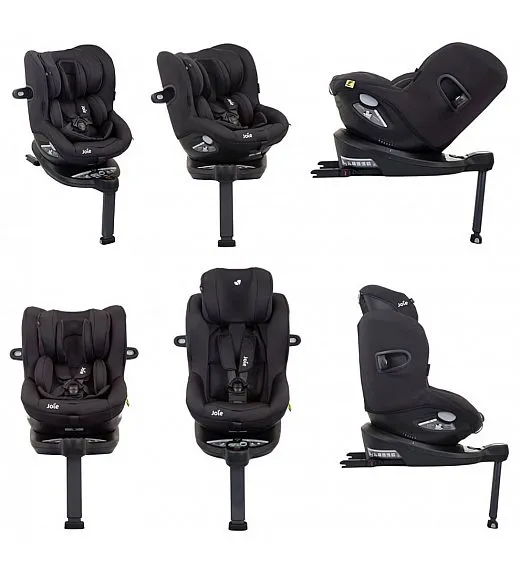 i-SPIN 360 i-Size Coal - autosjedalica 40-105 cm