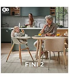 Stolček za hranjenje 2v1 FINI 2 Beige