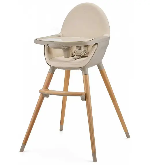 Visoka stolica 2u1 FINI 2 Beige Kinderkraft