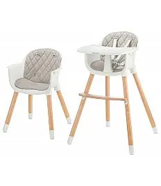Visoka stolica 2u1 SIENNA Grey