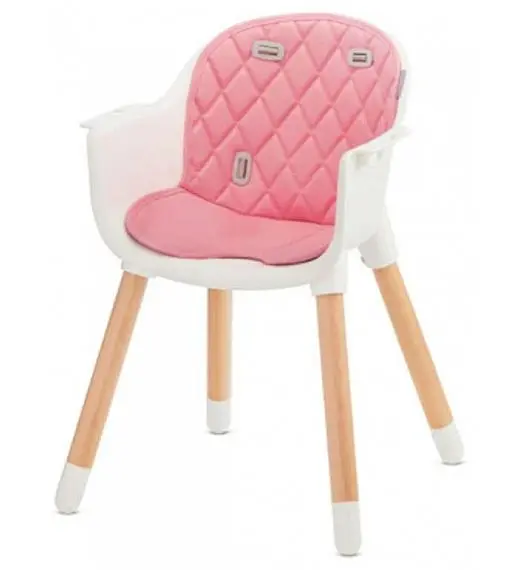 Stolček za hranjenje 2v1 SIENNA Pink Kinderkraft