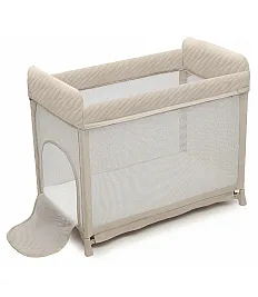 MOON DREAM Beige zložljiva prenosna posteljica