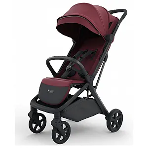 Otroški športni voziček Kinderkraft NUBI 3 Dark Rubi