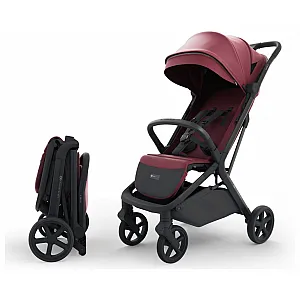 Otroški športni voziček Kinderkraft NUBI 3 Dark Rubi