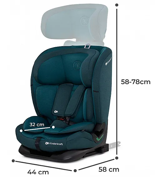 ONETO 3 Harbour Blue - Kinderkraft autosjedalica I-Size 76-150 cm Kinderkraft