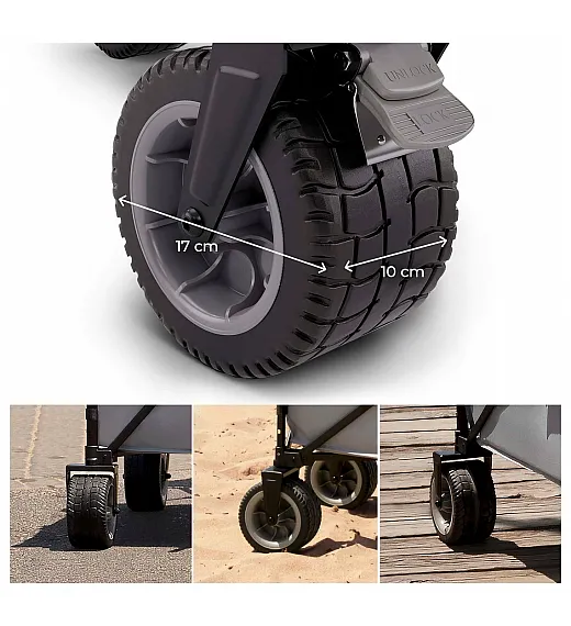 Transportni voziček ROLLSTER Antracite FreeON