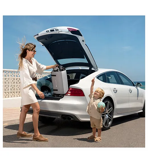 Transportni voziček ROLLSTER Black Kinderkraft