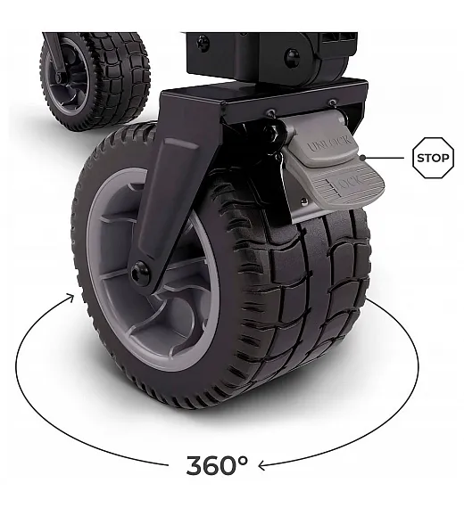 Transportni voziček ROLLSTER Antracite FreeON