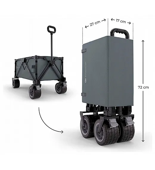 Transportni voziček ROLLSTER Antracite FreeON