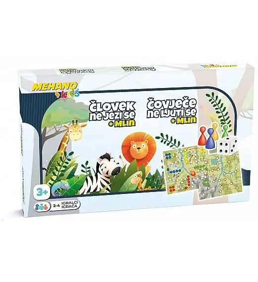 Človek ne jezi se + mlin Safari