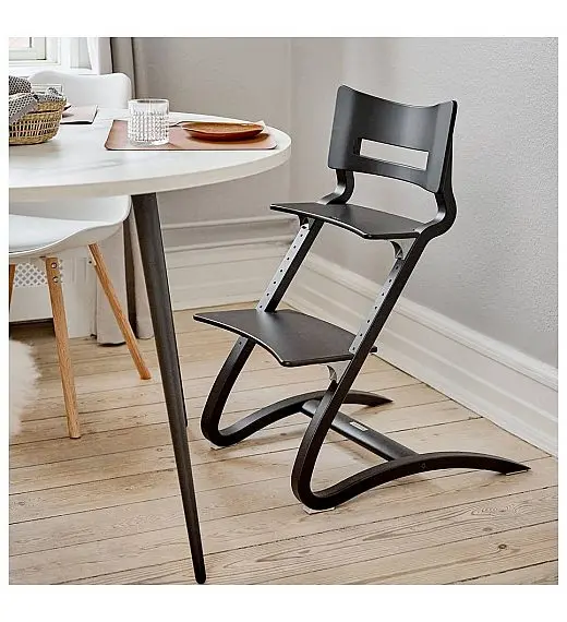 Stolček za hranjenje CLASSIC Black Leander