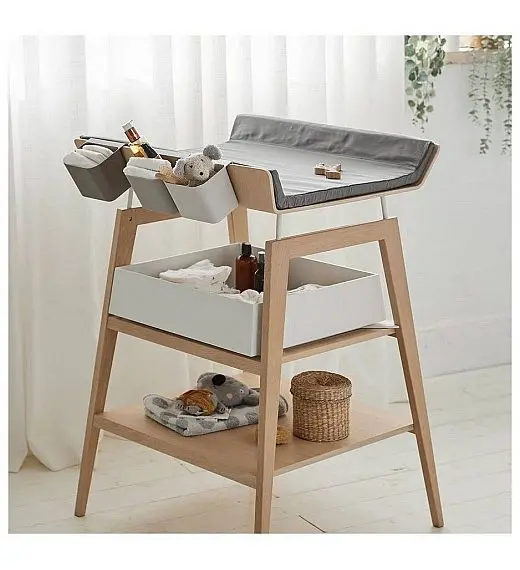 Prevleka za previjalno podlogo LINEA Cool Grey Leander