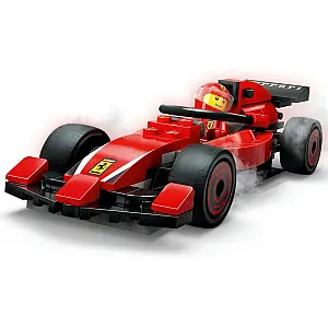 Lego® City 60443 Servisni boks in mehaniki z avtomobilom Ferrari F1®