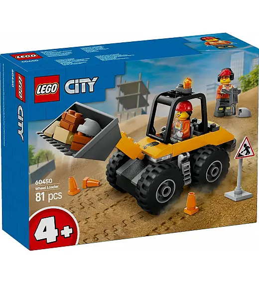 Lego® City 60450 Rumeni gradbeni nakladalnik s kolesi Lego