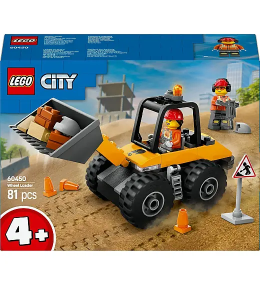Lego® City 60450 Rumeni gradbeni nakladalnik s kolesi Lego