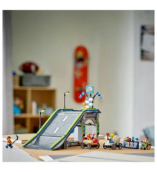 Lego® City 60460 Brez meja: Klančina za dirkanje z avtomobilčki Lego