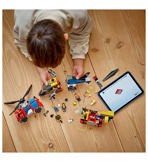 Lego® City 60462 Remiks helikopter, gasilsko vozilo in podmornica Lego