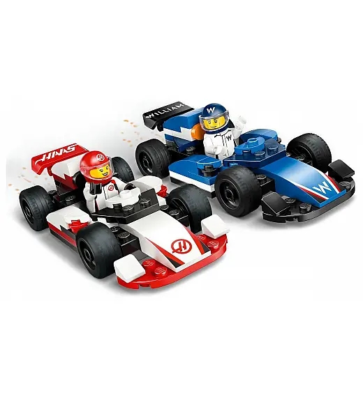 Lego® City 60464 Dirkalnika Williams Racing F1® in Haas F1® Lego