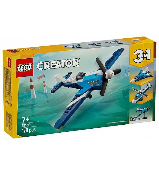 Lego® Creator 31160 Zračno vozilo: Tekmovalno letalo Lego