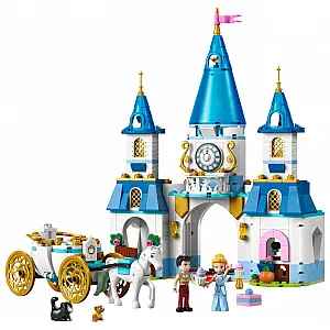 Lego® Disney Princess™ 43275 Pepelkin grad in kočija s konjsko vprego