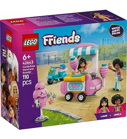 Lego® Friends 42643 Stojnica s sladkorno peno in skuter Lego