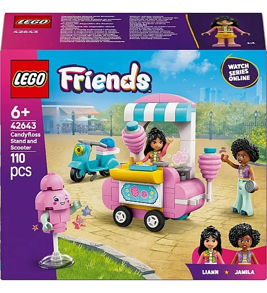 Lego® Friends 42643 Stojnica s sladkorno peno in skuter Lego