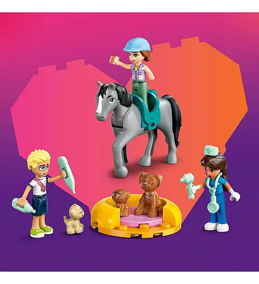 Lego® Friends 42651 Veterinarska klinika za konje in hišne ljubljenčke Lego
