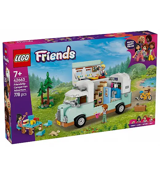 Lego® Friends 42663 Pustolovščina z avtodomom prijateljstva Lego