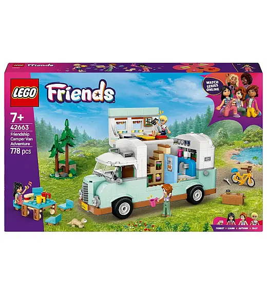 Lego® Friends 42663 Pustolovščina z avtodomom prijateljstva Lego