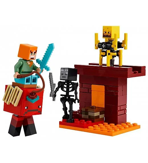 Lego® Minecraft® 21266 Bitka z lavo v Netherju Lego