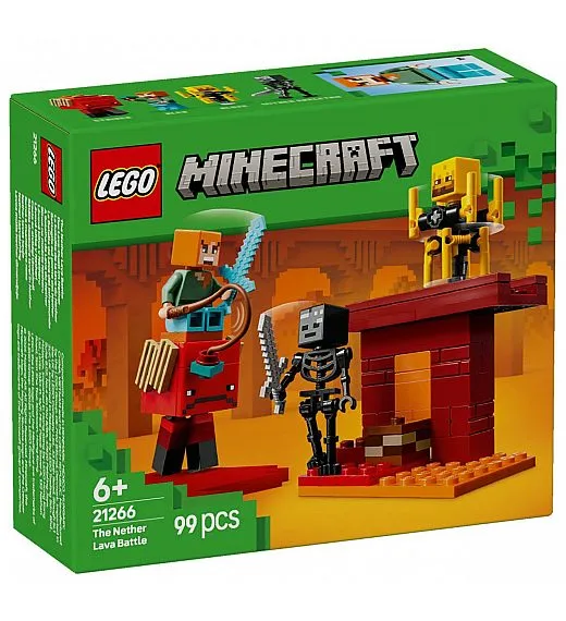 Lego® Minecraft® 21266 Bitka z lavo v Netherju Lego