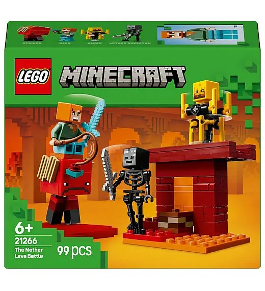 Lego® Minecraft® 21266 Bitka z lavo v Netherju Lego