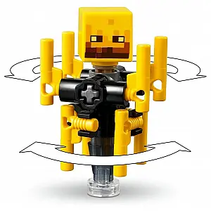 Lego® Minecraft® 21266 Bitka z lavo v Netherju