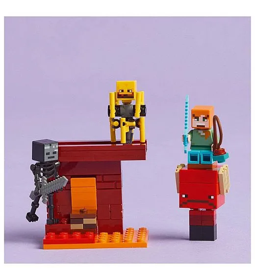 Lego® Minecraft® 21266 Bitka z lavo v Netherju Lego