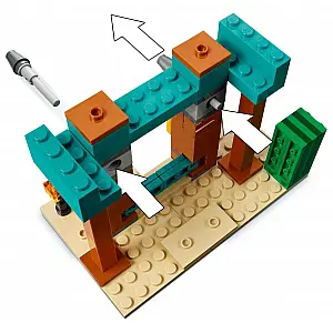 Lego® Minecraft® 21267 Aščanska puščavska patrulja