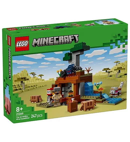Lego® Minecraft® 21269 Odprava v pasavčev rudnik Lego
