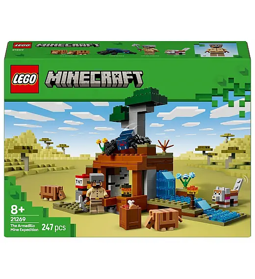 Lego® Minecraft® 21269 Odprava v pasavčev rudnik Lego