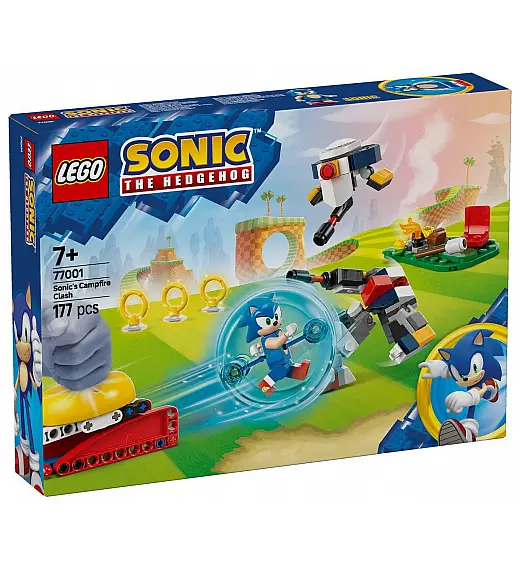 LEGO® Sonic 77001 Sonic se spopade ob tabornem ognju Lego