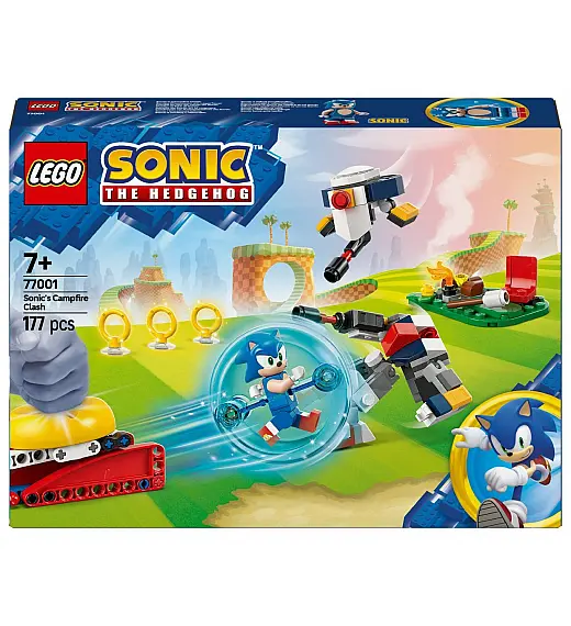 LEGO® Sonic 77001 Sonic se spopade ob tabornem ognju Lego